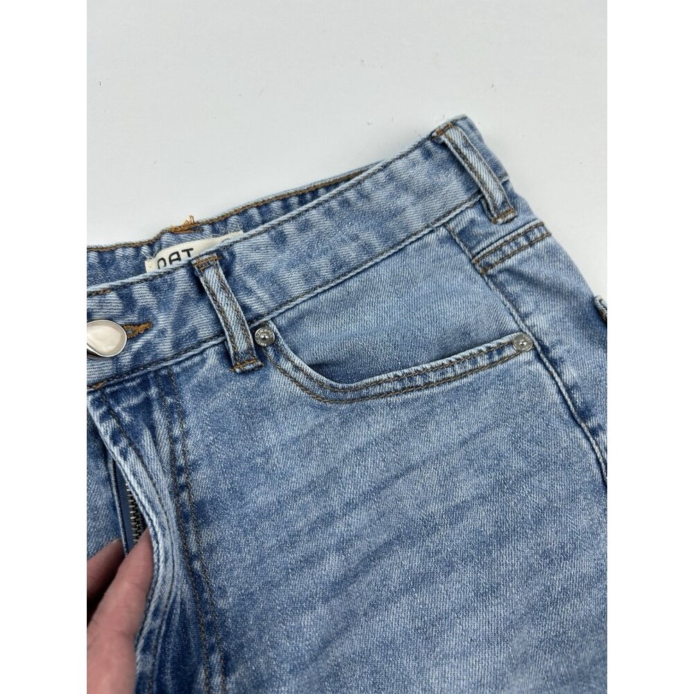Oat New York Jeans Women's 8/29 Wide Leg Cloud Luxe Denim Medium Wash - Picture 11 of 16